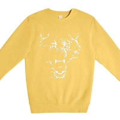 Flaming Wolf Premium Crewneck Sweatshirt