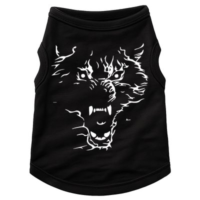 Flaming Wolf Doggie Tank