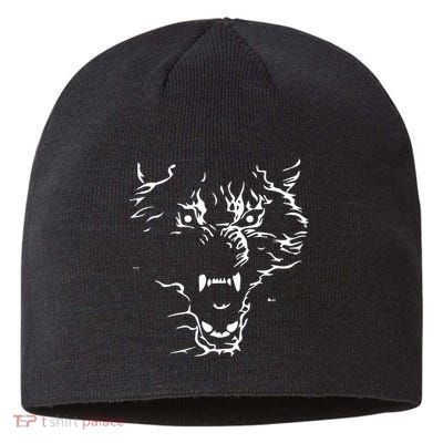 Flaming Wolf Sustainable Beanie