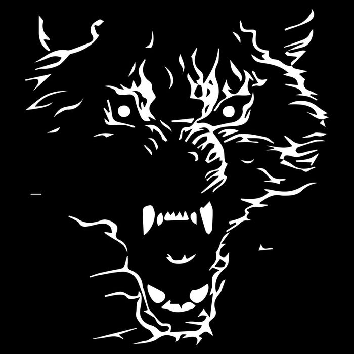 Flaming Wolf Bag
