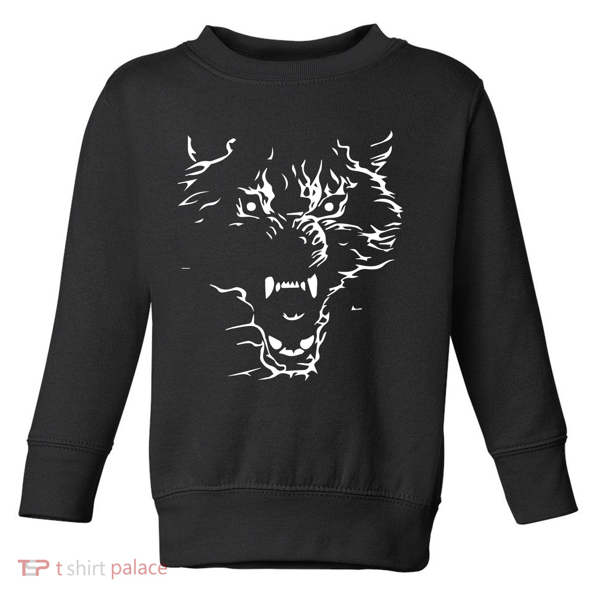 Flaming Wolf Toddler Sweatshirt