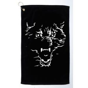 Flaming Wolf Platinum Collection Golf Towel