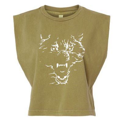 Flaming Wolf Garment-Dyed Women's Muscle Tee