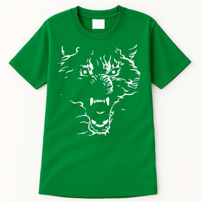 Flaming Wolf Tall T-Shirt