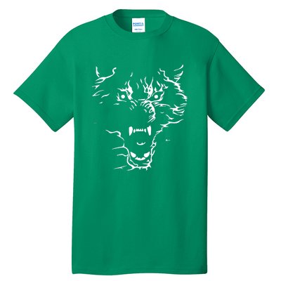 Flaming Wolf Tall T-Shirt