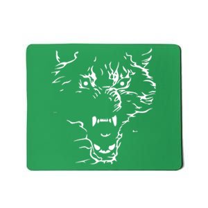 Flaming Wolf Mousepad