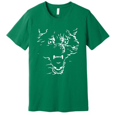 Flaming Wolf Premium T-Shirt