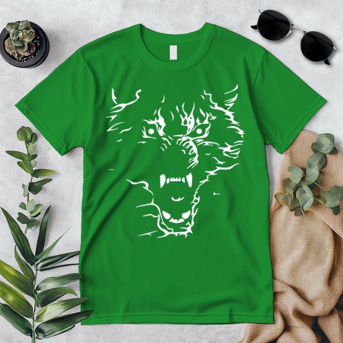 Flaming Wolf Premium T-Shirt