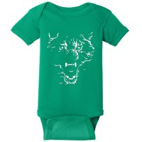 Flaming Wolf Baby Bodysuit