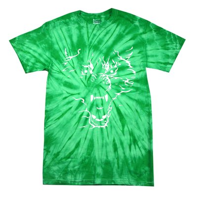 Flaming Wolf Tie-Dye T-Shirt