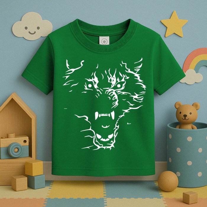Flaming Wolf Toddler T-Shirt