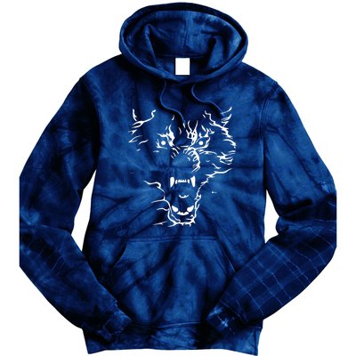 Flaming Wolf Tie Dye Hoodie