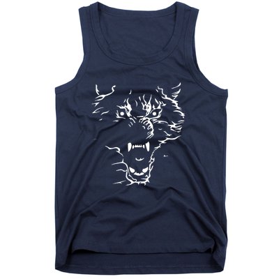 Flaming Wolf Tank Top