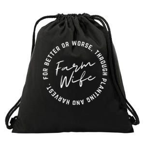 Farm Wife Drawstring Bag