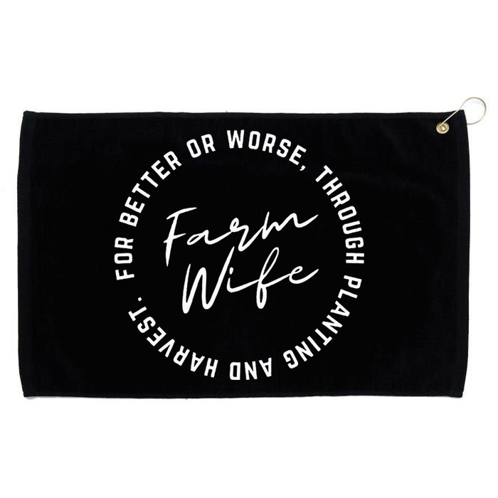 Farm Wife Grommeted Golf Towel