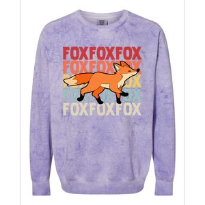 Fox Women Foxes Smart Colorblast Crewneck Sweatshirt