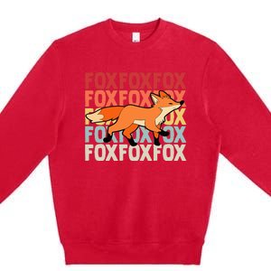 Fox Women Foxes Smart Premium Crewneck Sweatshirt