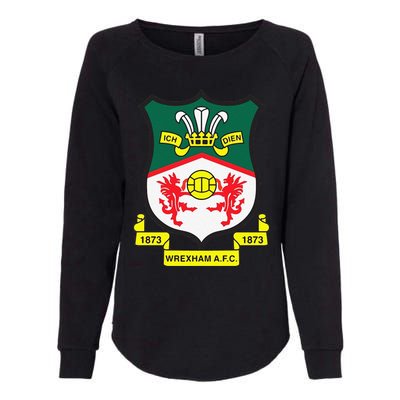 Funny Wrexham Football Club Champion Wale Womens California Wash Sweatshirt