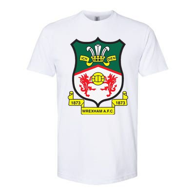 Funny Wrexham Football Club Champion Wale Softstyle® CVC T-Shirt