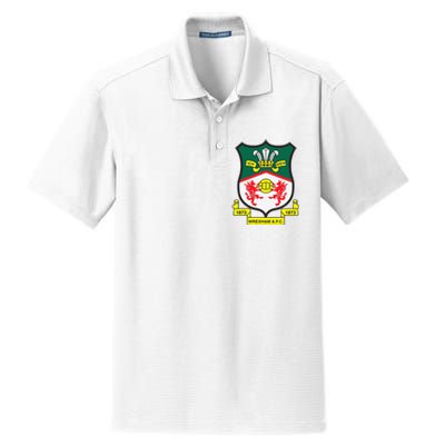 Funny Wrexham Football Club Champion Wale Dry Zone Grid Polo