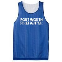 Fort Worth Firefighter Gift Firefighter Dad Gift Funny Gift Mesh Reversible Basketball Jersey Tank