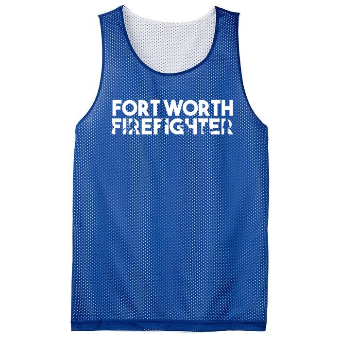 Fort Worth Firefighter Gift Firefighter Dad Gift Funny Gift Mesh Reversible Basketball Jersey Tank