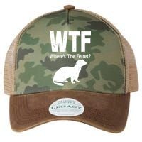 Ferret Wtf Funny Where’s The Ferret Legacy Tie Dye Trucker Hat