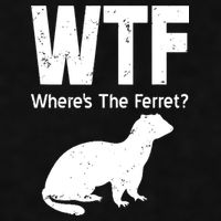 Ferret Wtf Funny Where’s The Ferret Ladies PosiCharge Tri-Blend Wicking Tank