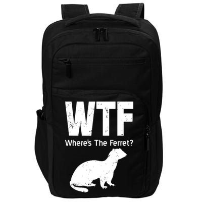 Ferret Wtf Funny Where’s The Ferret Impact Tech Backpack