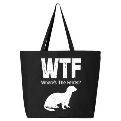 Ferret Wtf Funny Where’s The Ferret 25L Jumbo Tote