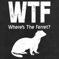 Ferret Wtf Funny Where’s The Ferret 25L Jumbo Tote