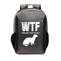Ferret Wtf Funny Where’s The Ferret Vector Backpack