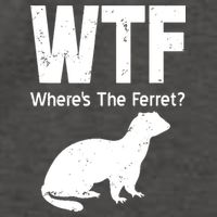 Ferret Wtf Funny Where’s The Ferret Vector Backpack