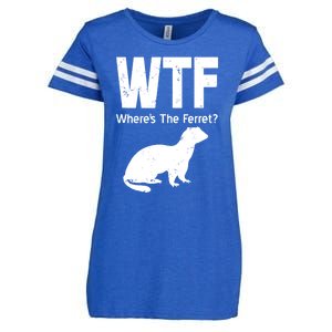 Ferret Wtf Funny Where’s The Ferret Enza Ladies Jersey Football T-Shirt