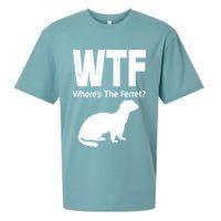 Ferret Wtf Funny Where’s The Ferret Sueded Cloud Jersey T-Shirt