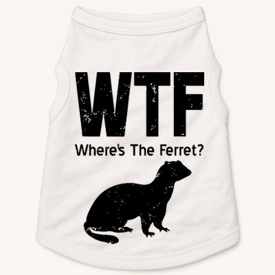 Ferret Wtf Funny Where’s The Ferret Doggie Tank