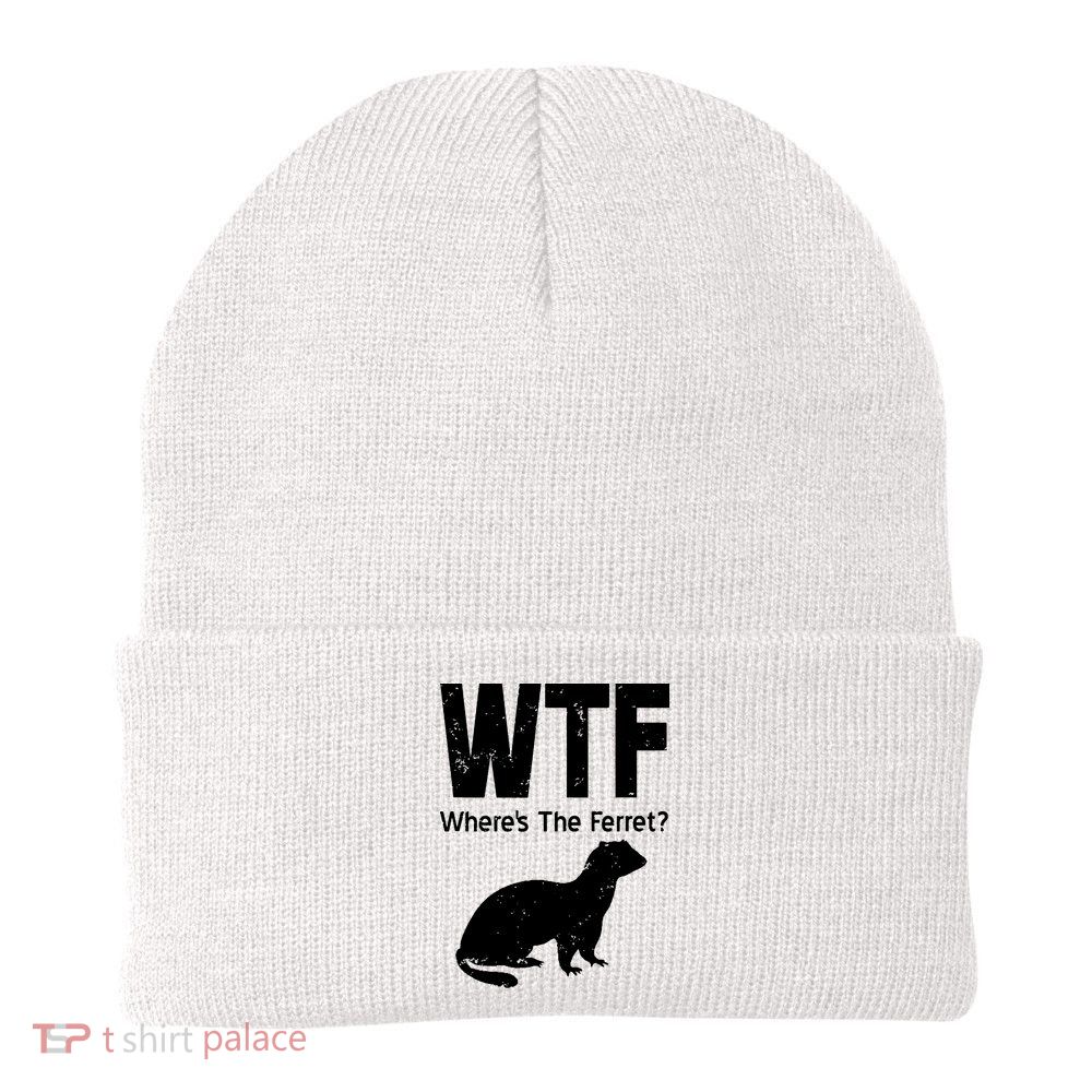 Ferret Wtf Funny Where’s The Ferret Beanie