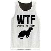 Ferret Wtf Funny Where’s The Ferret Mesh Reversible Basketball Jersey Tank