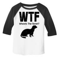 Ferret Wtf Funny Where’s The Ferret Toddler Fine Jersey T-Shirt