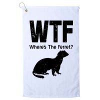 Ferret Wtf Funny Where’s The Ferret Golf Towel