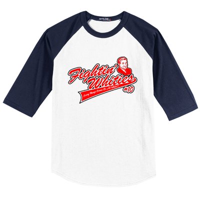 Fighting Whities Baseball Sleeve Shirt