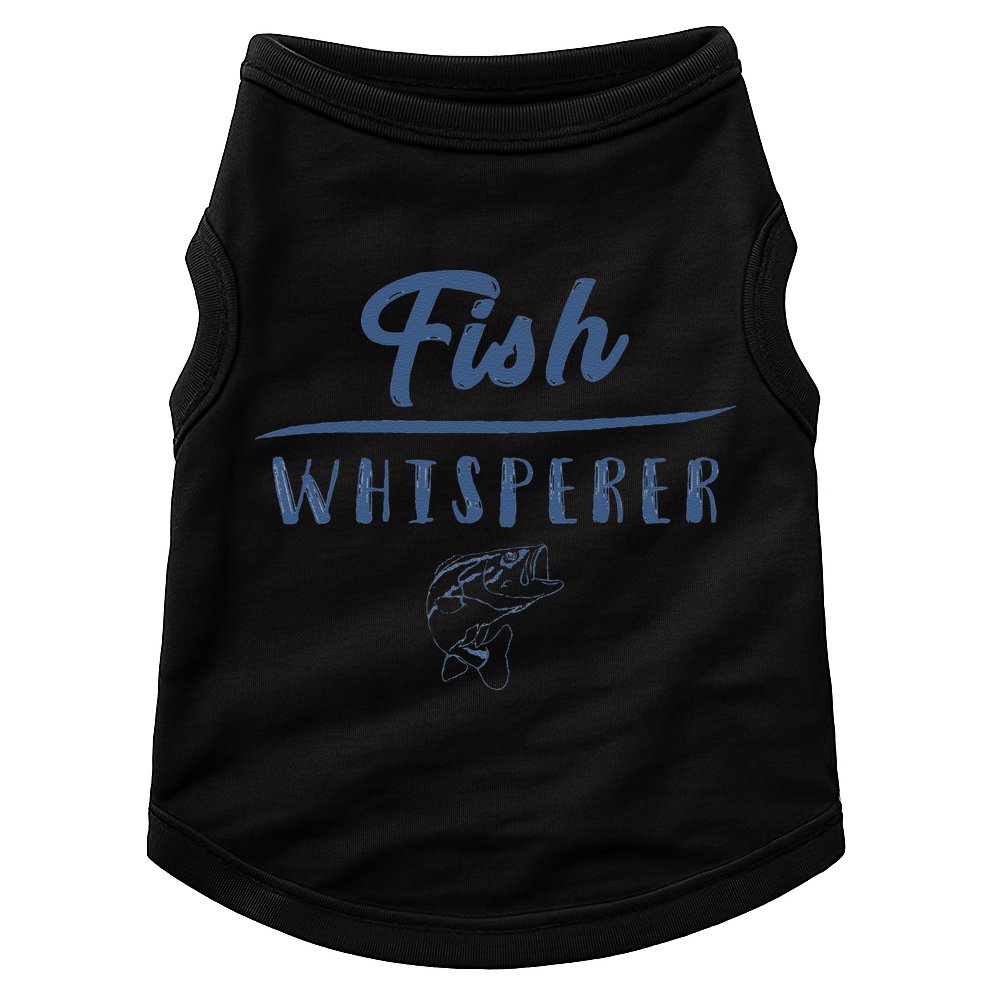 Fish Whisperer Funny Clothing Gift Doggie Tank