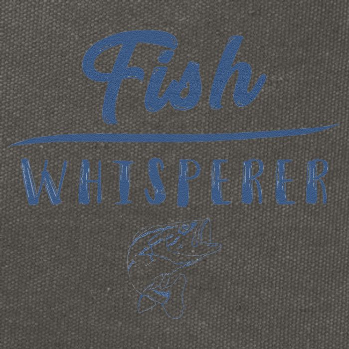 Fish Whisperer Funny Clothing Gift Cotton Canvas Backpack