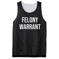 Felony Warrant Mesh Reversible Basketball Jersey Tank