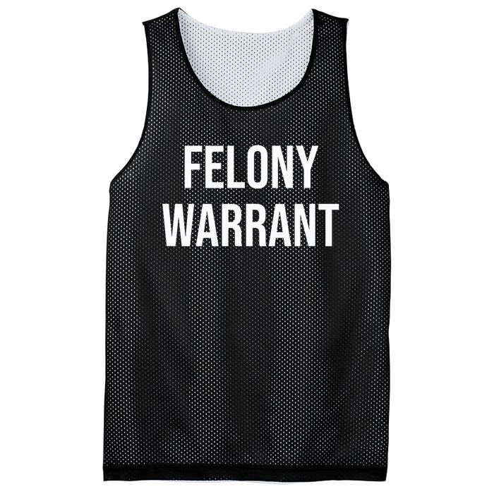 Felony Warrant Mesh Reversible Basketball Jersey Tank