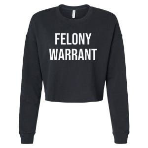 Felony Warrant Cropped Pullover Crew