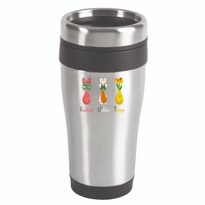Floral Wildflowers Foxtrots Deltas Tangos Funny Florist 16oz Travel Tumbler
