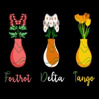 Floral Wildflowers Foxtrots Deltas Tangos Funny Florist Kids T-Shirt