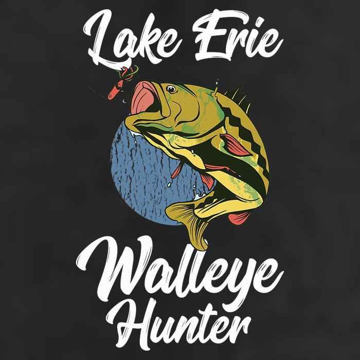 Funny Walleye Fishing Lake Erie Walleye Hunter Adult Drive Performance Visor
