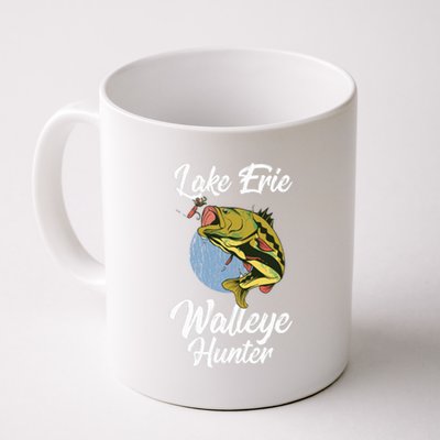 Funny Walleye Fishing Lake Erie Walleye Hunter Coffee Mug